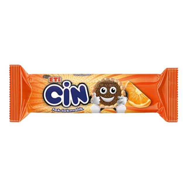 Cin Lokmalık Portakallı Bisküvi 114 Gr