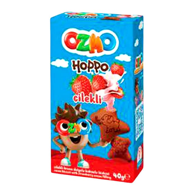 Hoppo Bisküvi Çilek Kremalı 40 Gr