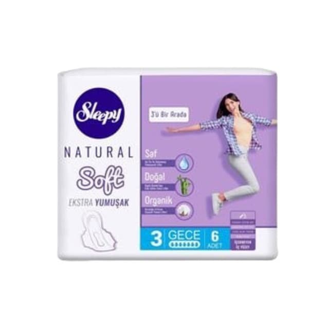 Ped Natural Soft Ekstra Yumuşak Gece 6'lı