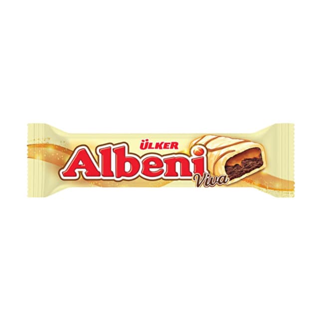 Albeni Viva Beyaz Çikolata Kaplamalı 36 Gr