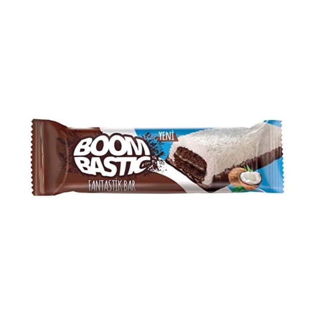 Boombastic Hindistan Cevizli Sütlü Çikolata Bar Gofret 40 Gr