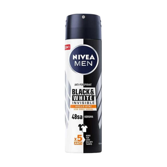 Invisible Black & White Güçlü Etki Deodorant Sprey 150 Ml