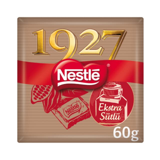 Çikolata Kare 1927 Ekstra Sütlü 60 Gr