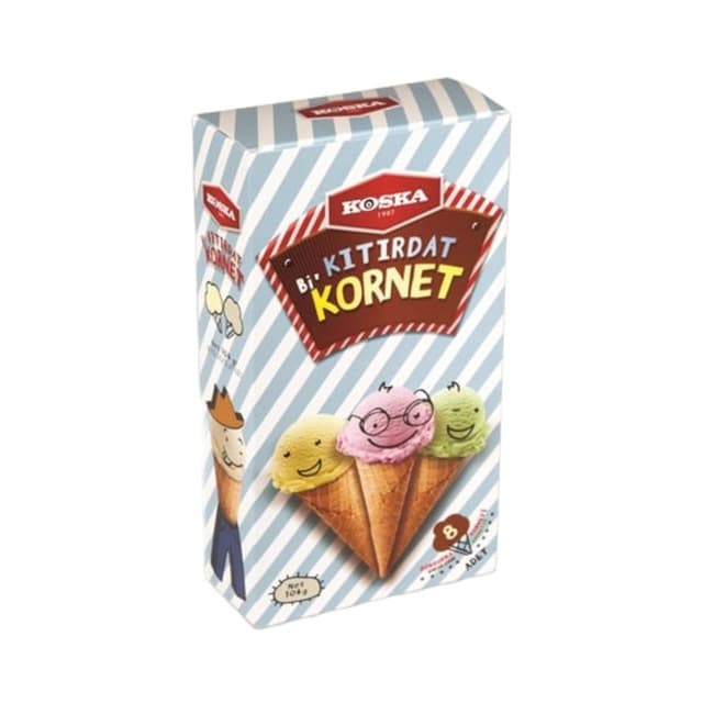 Bi'kıtırdat Dondurma Korneti 8'li 104 Gr