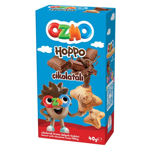 Ozmo Hoppo Çikolatalı Bisküvi 40 Gr