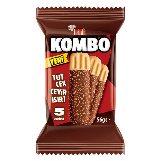 Kombo Hindistan Cevizi Ve Çikolata Kaplamalı Bisküvi 56 Gr