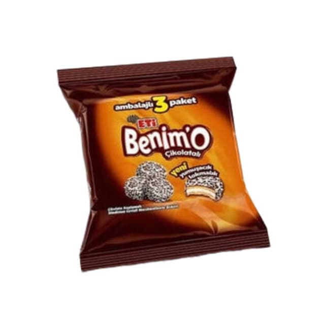 Bisküvi Benimo Lokmalık Çikolatalı 3x80 Gr