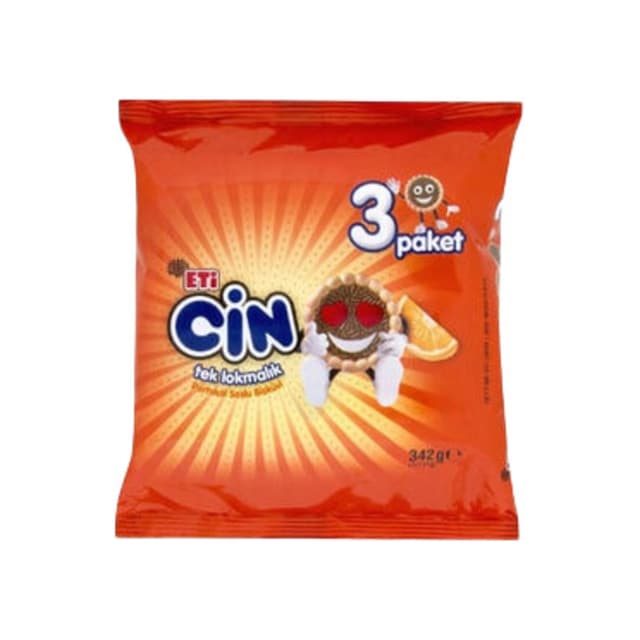 Bisküvi Cin Lokmalık 3'lü 342 Gr