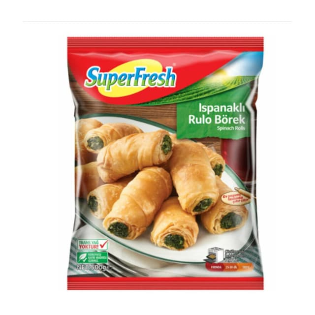 Ispanaklı Rulo Börek 500 Gr