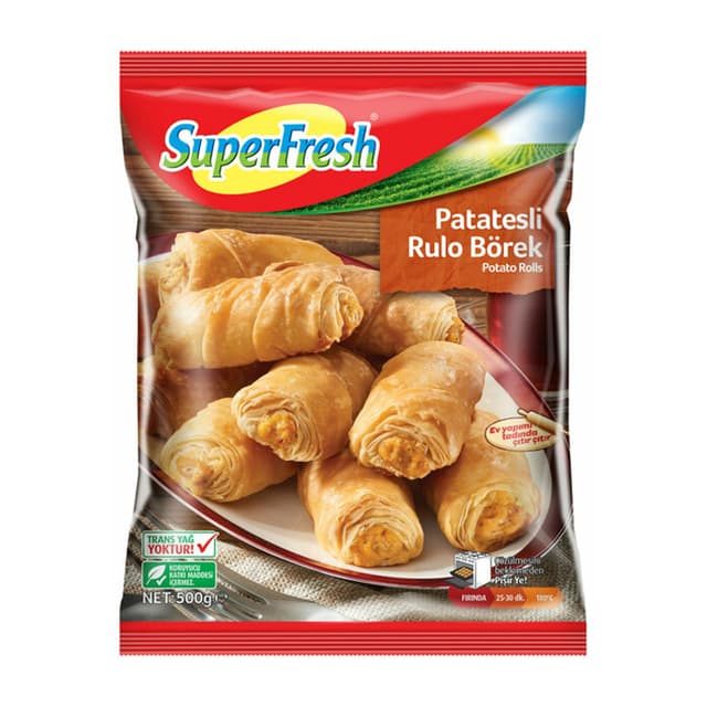 Patatesli Rulo Börek 500 Gr