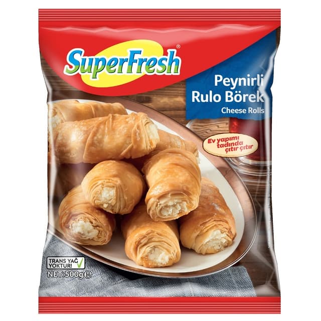Peynirli Rulo Börek 500 Gr