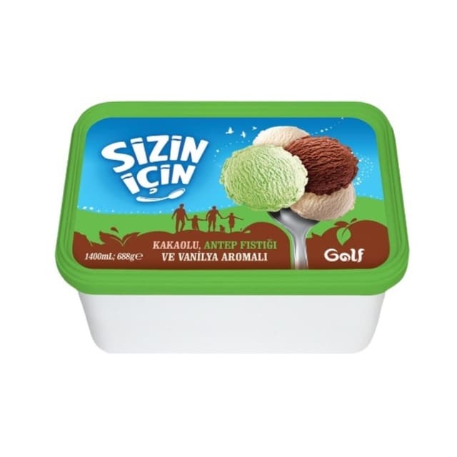 Antep Fıstığı Kakao Vanilya 1400 Ml