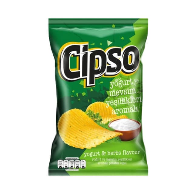 Tırtıklı Yoğurtlu Patates Cipsi Aile Boyu Max 45 Gr