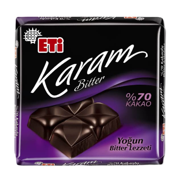 Karam %70 Kakaolu Bitter Çikolata 60 Gr