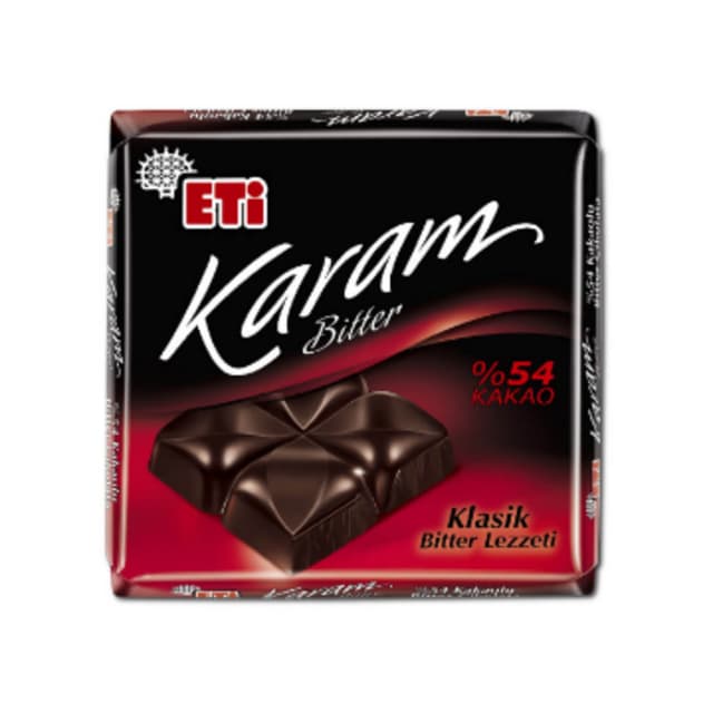 Karam %54 Kakaolu Bitter Çikolata 60 Gr