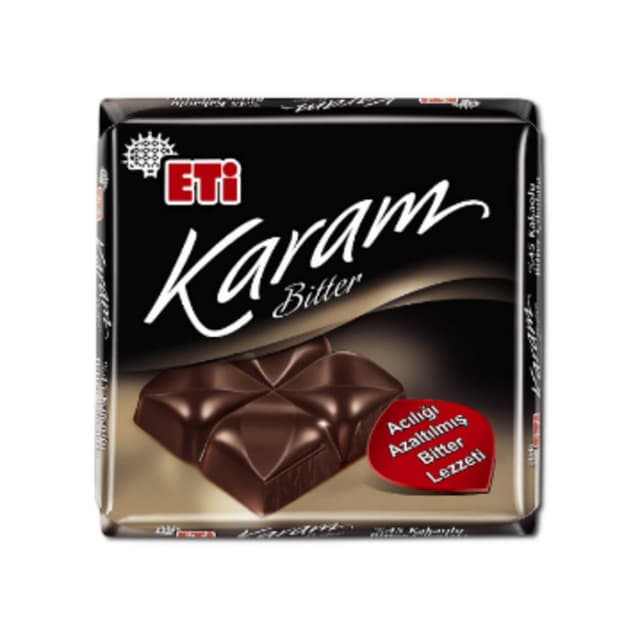 Karam %45 Kakaolu Bitter Çikolata 60 Gr