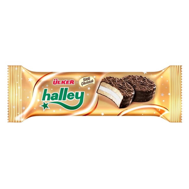 Halley Mini Çikolata Kaplamalı Sandviç Bisküvi 66 Gr