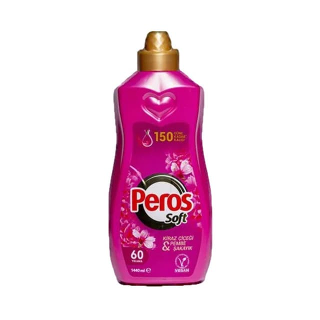 Soft Çamaşır Yumuşatıcısı Kiraz Çiçeği Pembe Şakayık 1440 Ml