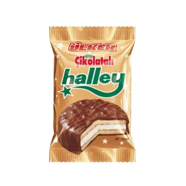 Halley Çikolata Kaplı Bisküvi 30 Gr