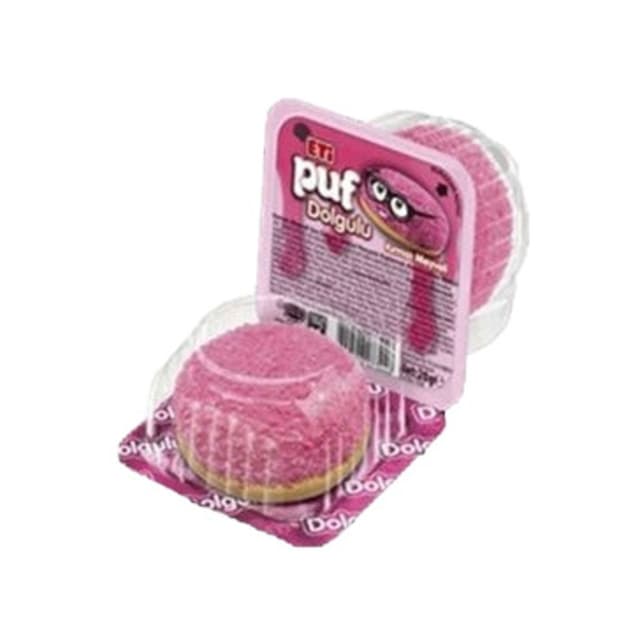 Puf Kırmızı Meyve Dolgulu Bisküvi 20 Gr