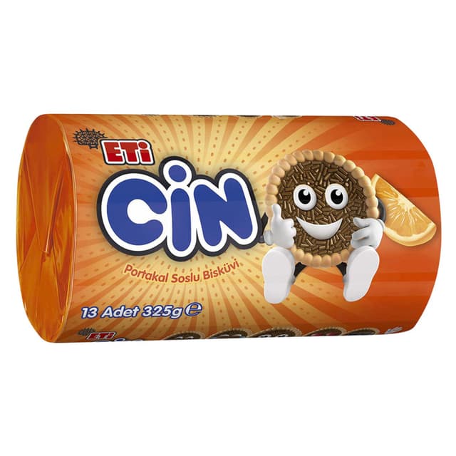 Cin Portakal Soslu Büsküvi 325 Gr