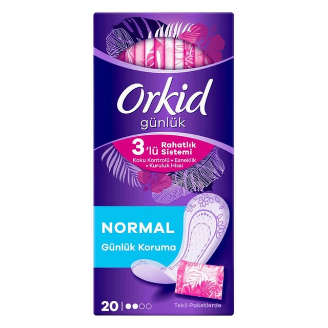 Günlük Ped Normal Tekli Paket 20'li