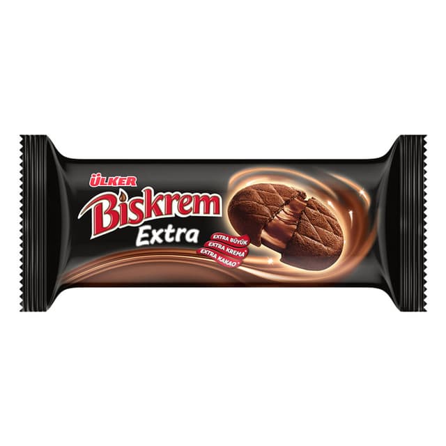 Biskrem Extra Kakaolu Krema Dolgulu Bisküvi 184 Gr
