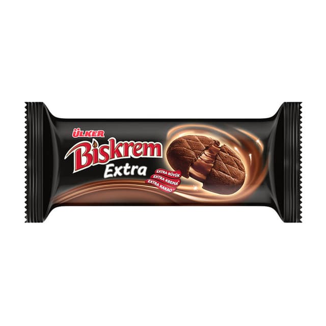 Biskrem Extra Kakaolu Krema Dolgulu Bisküvi 184 Gr