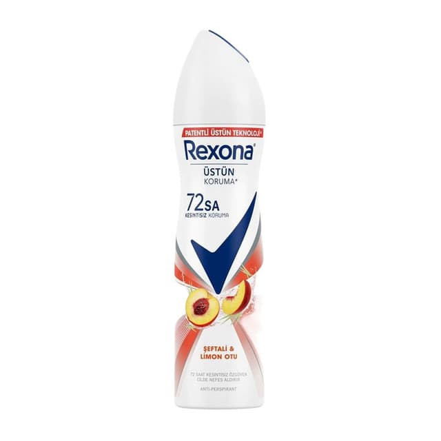 Deodorant Kadın Şeftali & Limon Otu 72 Saat Kesintisiz Üstün Koruma 150 Ml