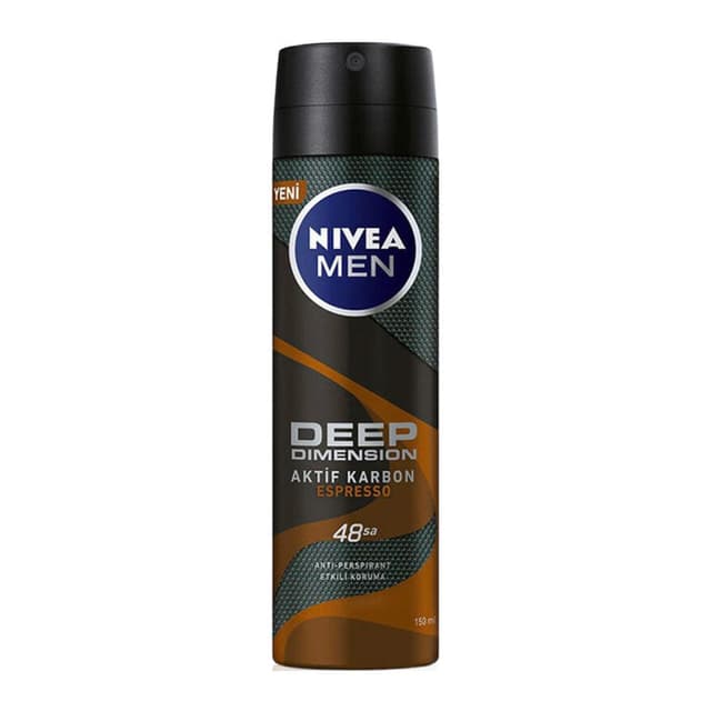 Deep Dimension Aktif Karbon Espresso Deodorant Sprey 150 Ml