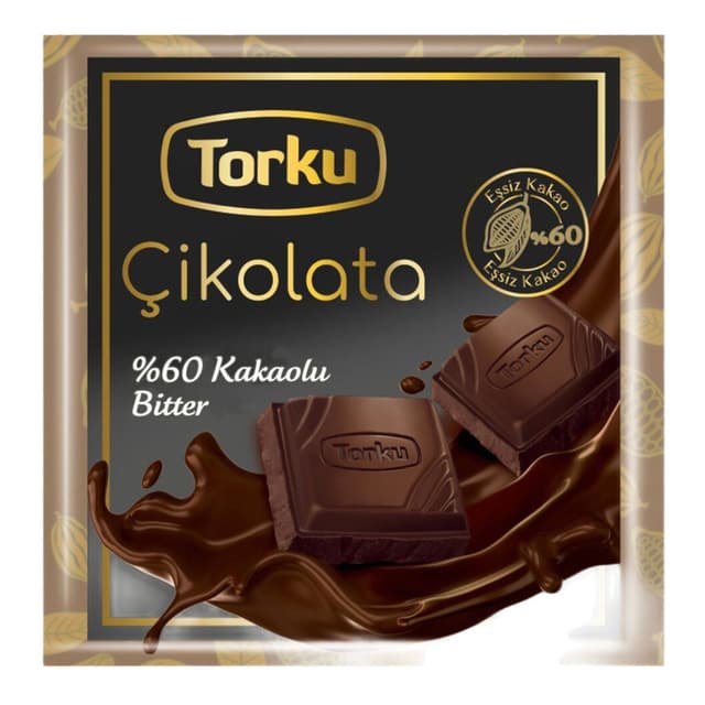 %60 Bitter Kare Çikolata 60 Gr