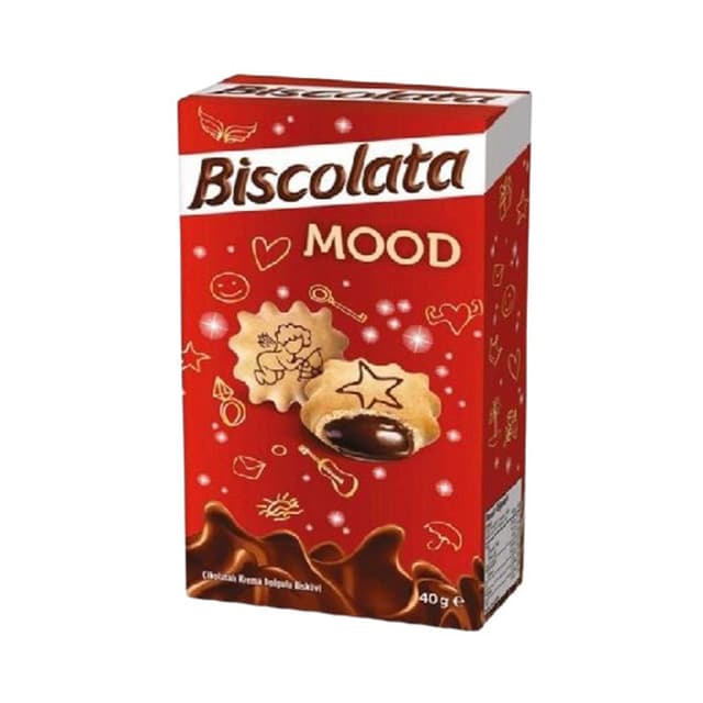 Biscolata Mood Çikolata Krema Dolgulu Bisküvi 40 Gr