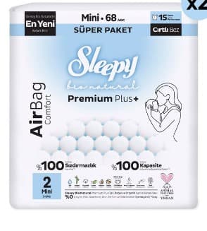 Bio Natural Premium Plus Airbag Comfort 2 Numara Mini 68'Li