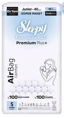 Bio Natural Premium Plus Airbag Comfort 5 Numara Junior 40'Lı