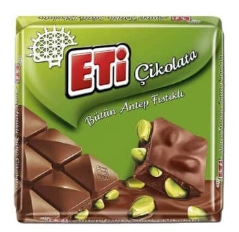 Antep Fıstıklı Çikolata 60 Gr