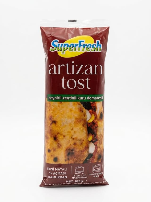 Artizan Tost Peynirli-Zeytinli-Kuru Domates 165 Gr